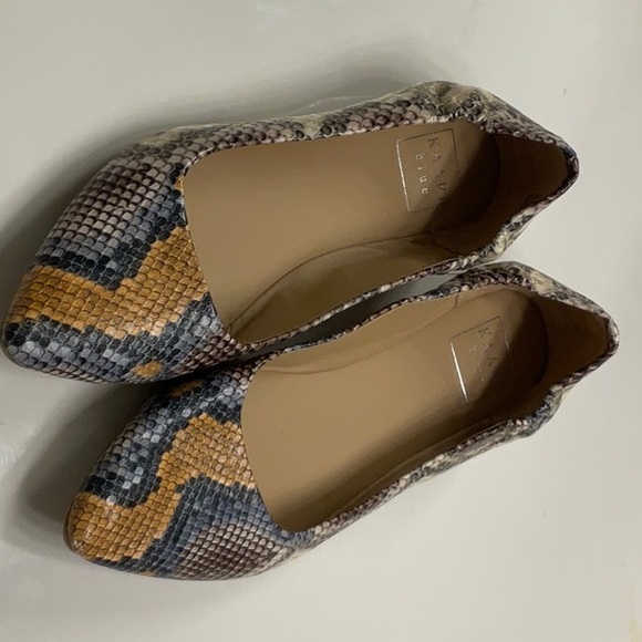 Snake Pattern Flats - Picture 1 of 2